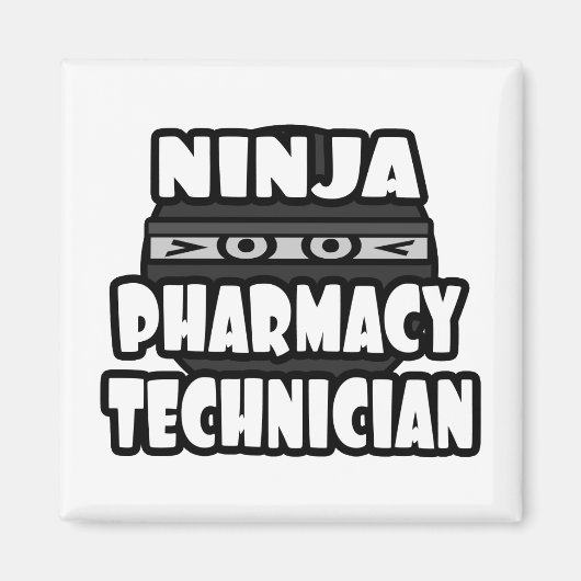 Ninja Pharmacy Technicien Magneet (Voorkant)