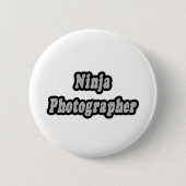 Ninja Photographer Ronde Button 5,7 Cm (Voorkant)