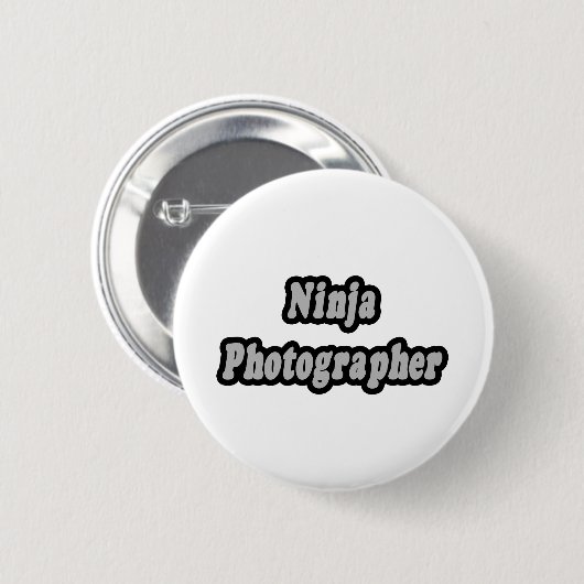 Ninja Photographer Ronde Button 5,7 Cm (Voorkant /achterkant)