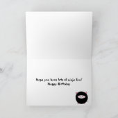 Ninja Pig Happy Birthday Kaart (Binnen)