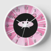 Ninja Pig op roze (Voorkant)