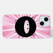 Ninja Pig op roze Case-Mate iPhone Case (Achterkant (horizontaal))