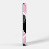 Ninja Pig op roze iPhone Hoesje (Rechterkant)