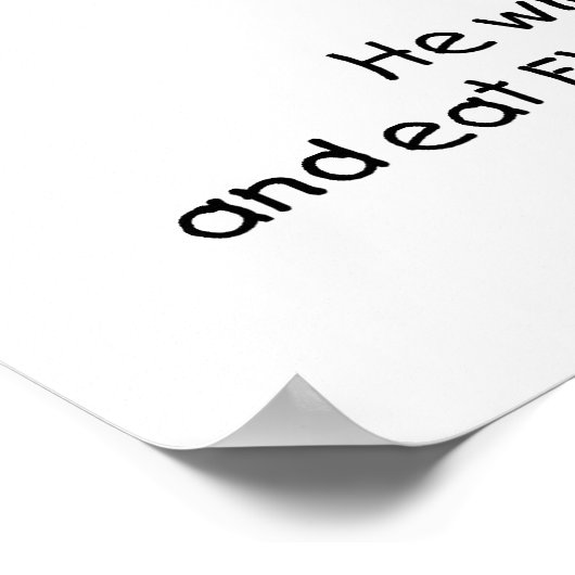 Ninja Pig. Poster (Hoek)