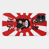 Ninja Pig Red starburst Case-Mate iPhone Case (Achterkant (horizontaal))