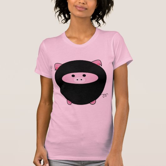 Ninja Pig T-shirt (Voorkant)