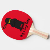 Ninja Ping Pong Paddle Tafeltennisbatje (Zijkant)