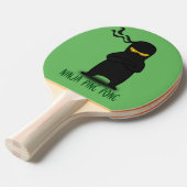 Ninja Ping Pong Paddle Tafeltennisbatje (Voorkant Gekanteld)
