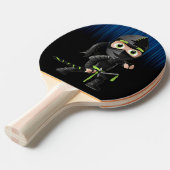 Ninja Ping Pong Paddle Tafeltennisbatje (Voorkant Gekanteld)