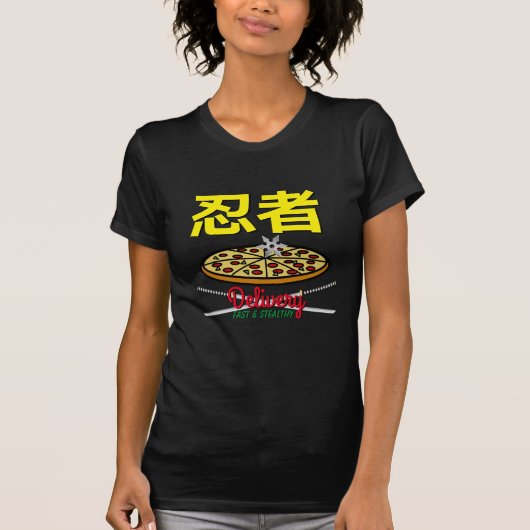 Ninja Pizza Delivery T-Shirt (Voorkant)