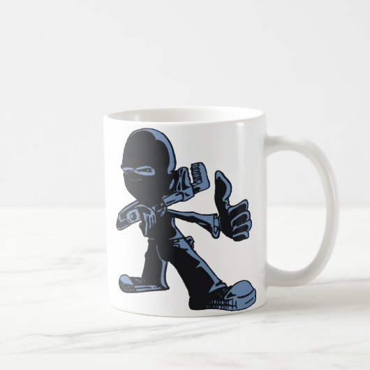 Ninja Plumber Koffiemok (Rechts)