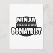 Ninja Podiater Briefkaart (Voorkant)