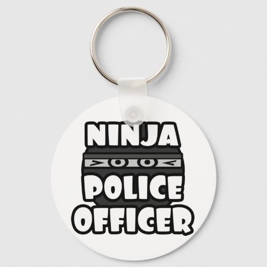 Ninja-politieagent Sleutelhanger (Voorkant)