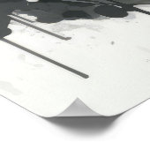 Ninja Portret Warrior Schilderen Historisch Avontu Poster (Hoek)