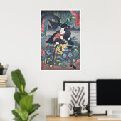 Ninja-poster Ukiyo-E-kunst Japanse houtsnede Poster (Thuiskantoor)