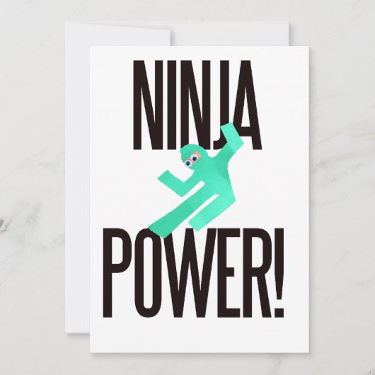 Ninja Power Kaart (Voorkant)
