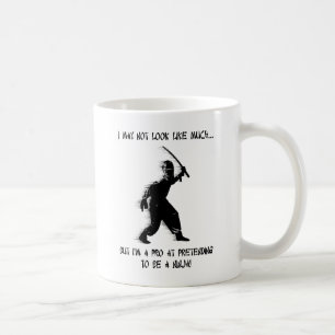 Ninja Pretending Pro Funny Mug Humor Koffiemok