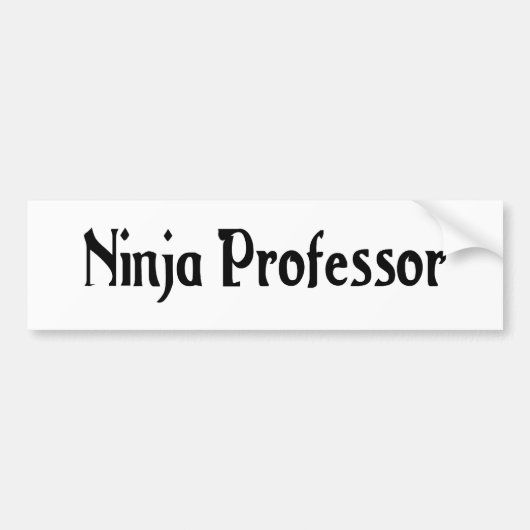Ninja Professor Sticker (Voorkant)