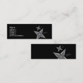 Ninja profielkaarten mini visitekaartje (Voorkant / Achterkant)