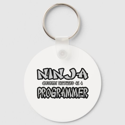 Ninja...Programmer Sleutelhanger (Voorkant)