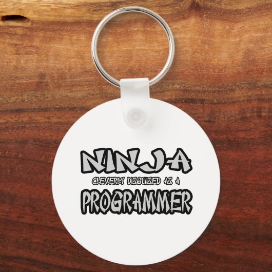 Ninja...Programmer Sleutelhanger (Voorkant)