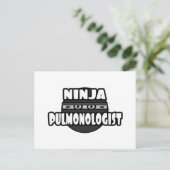 Ninja Pulmonoloog Briefkaart (Staand voorkant)