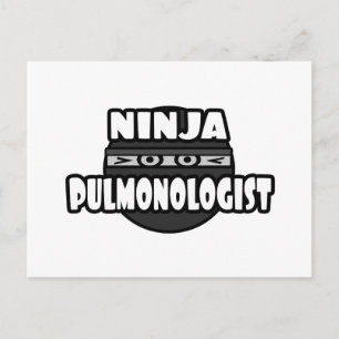 Ninja Pulmonoloog Briefkaart