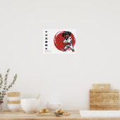 Ninja Pup-strijder Poster (Keuken)