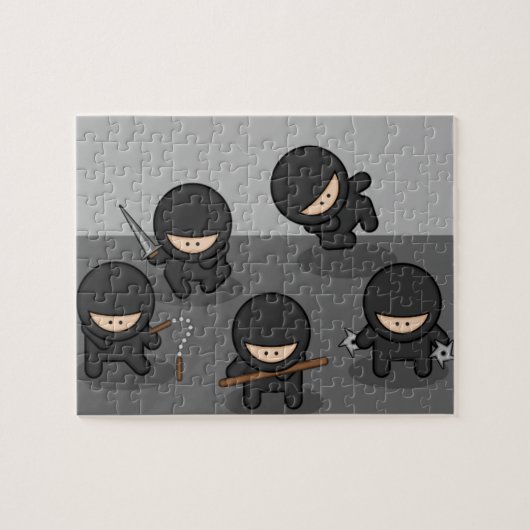 Ninja Puzzle - Geweldige sportcadeau! Legpuzzel (Horizontaal)