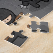 Ninja Puzzle - Geweldige sportcadeau! Legpuzzel (Zijkant)