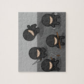 Ninja Puzzle - Geweldige sportcadeau! Legpuzzel (Verticaal)
