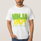 Ninja Rap. Ga Ninja, ga Ninja Go! T-shirt (Voorkant)