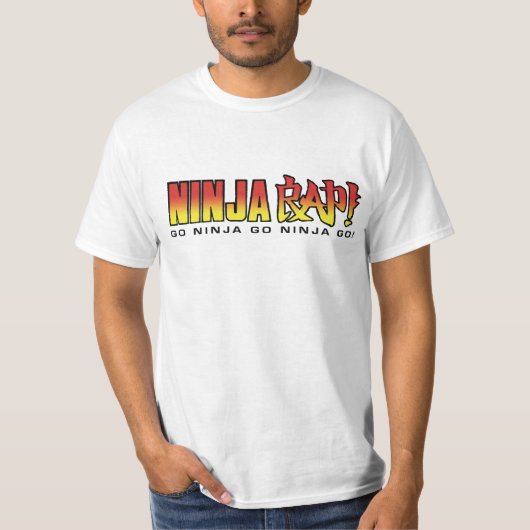 Ninja Rap. Ga Ninja, ga Ninja Go! T-shirt (Voorkant)