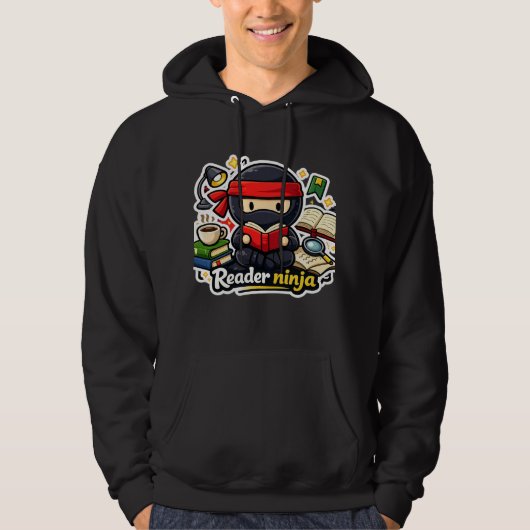 Ninja Reader Hoodie (Voorkant)