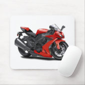 Ninja Red Bike Muismat (Met muis)