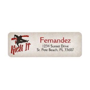Ninja retouradres label