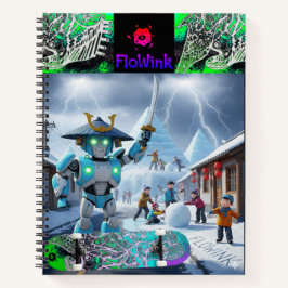 Ninja Robot Spiral Notebook Notitieboek