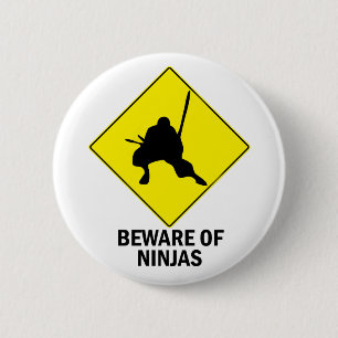 Ninja Ronde Button 5,7 Cm