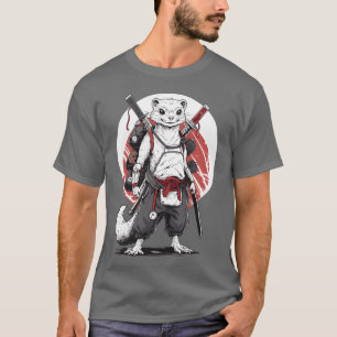Ninja Samurai Anime Fret Manga Krijger jongen T-shirt