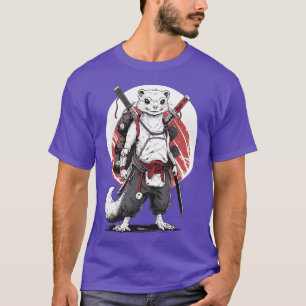 Ninja Samurai Anime Fret Manga Krijger jongen T-shirt