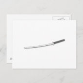 Ninja Samurai Sword Briefkaart (Voorkant / Achterkant)