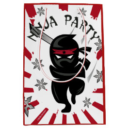 Ninja Samurai Warrior Verjaardagsfeestje Gift Bag Medium Cadeauzakje