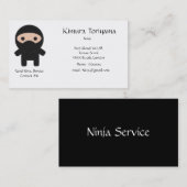 Ninja Service Visitekaartje (Voorkant / Achterkant)