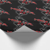 Ninja Silhouette Cadeaupapier (Hoek)