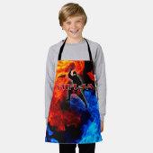 Ninja Silhouette Schort (Gedragen)