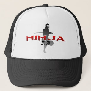 Ninja Silhouette Trucker Pet