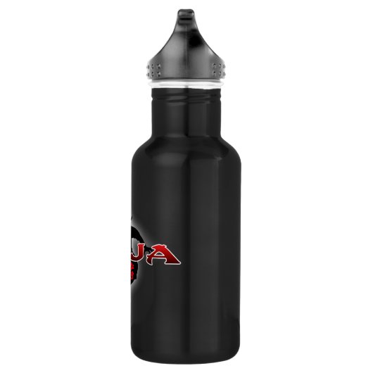 Ninja Silhouette Waterfles (Rechts)
