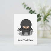 Ninja Skillz Briefkaart (Staand voorkant)