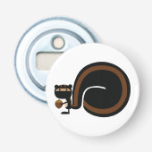 Ninja Squirrel Button Flesopener (Voorkant)
