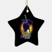 Ninja Squirrel Keramisch Ornament (Rechts)